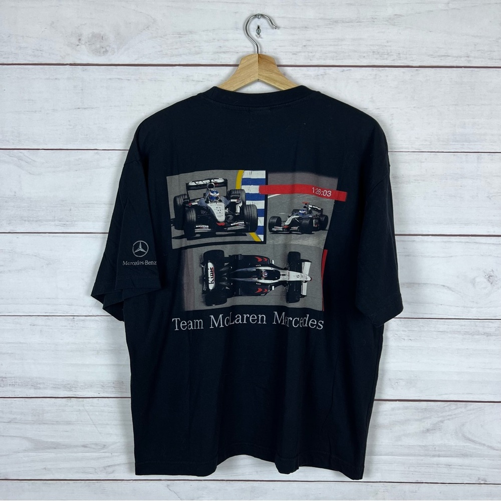 RARE Vintage Mercedes Benz Formula 1 Kimi Raikkonen T-Shirt Large